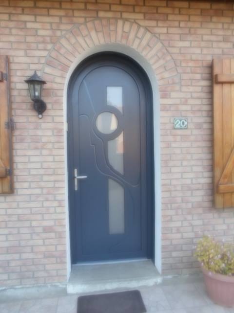 Porte D'entrée BOIS-ALUMINIUM