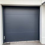 porte de garage noire sectionnel protection milieu marin Boulogne Sur Mer Wimereux Condette Hardelot